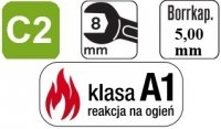 Wkręt samowiercący IMPAX 5,5X32 + EPDM - 250szt RAL 7024