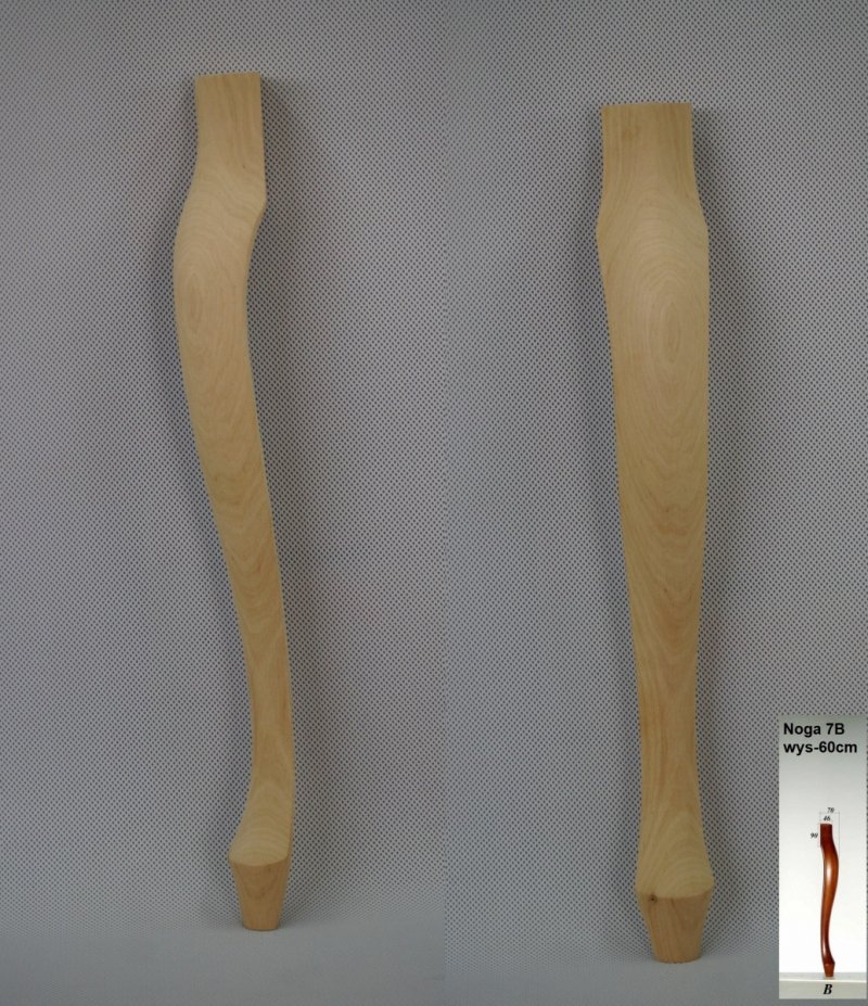 Noga drewniana do mebli 7-B