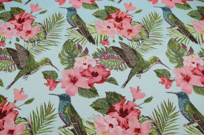 KOLIBEREK BŁĘKIT- tkanina obiciowa