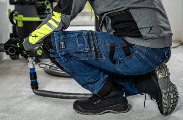 SPODNIE ROBOCZE ELASTYCZNE JEANS STALCO 