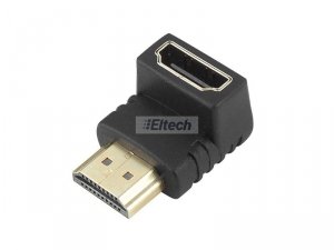 ADAPTER KĄTOWY 90ST. GOLD HDMI  LXHD090