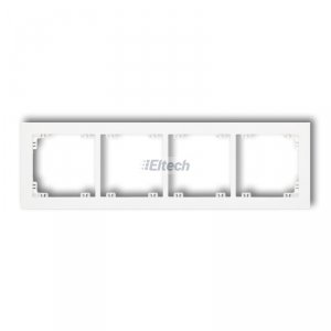 DECO RAMKA 4-KROTNA DR-4 BIAŁY