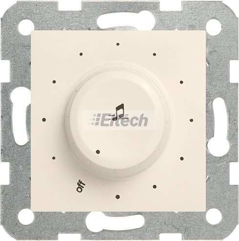 KARRE STEROWNIK AUDIO 4Ω STANDARD KONTROLI GŁOŚNOŚCI 5W WEJŚCIE GŁOŚNIKOWE, KOLOR KREM 90967254