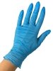 Rękawiczki nitrylowe niebieskie - L