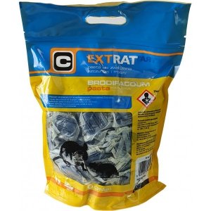 Extrat pasta niebieska 3kg - trutka na myszy i szczury 