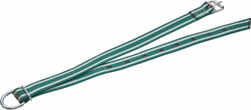 Obroża dla bydła Classic, biały/zielony, 130 x 4 cm