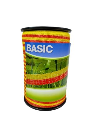  Taśma BASIC 250m, 10mm, żółto-pomarańczowa