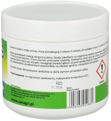 CanAgri Balsam &quot;12&quot; z olejkiem z mięty pieprzowej, 500 ml