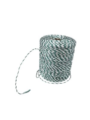 Plecionka TITAN, 400 m x 2,2 mm biało-zielona