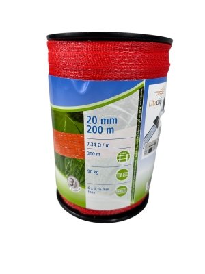  Taśma BASIC 20mm 200m pomarańczowa