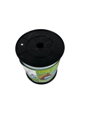 Taśma ogrodzeniowa TITAN, 200m x 20mm, biało-zielona