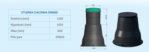 Studnia chłonna DW600