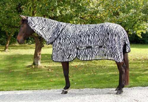 Derka przeciwowadowa dla konia RugBe Zebra, 155 cm, Covalliero