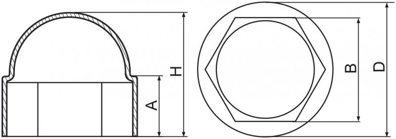 Maskownice śrub M5 - 100 szt