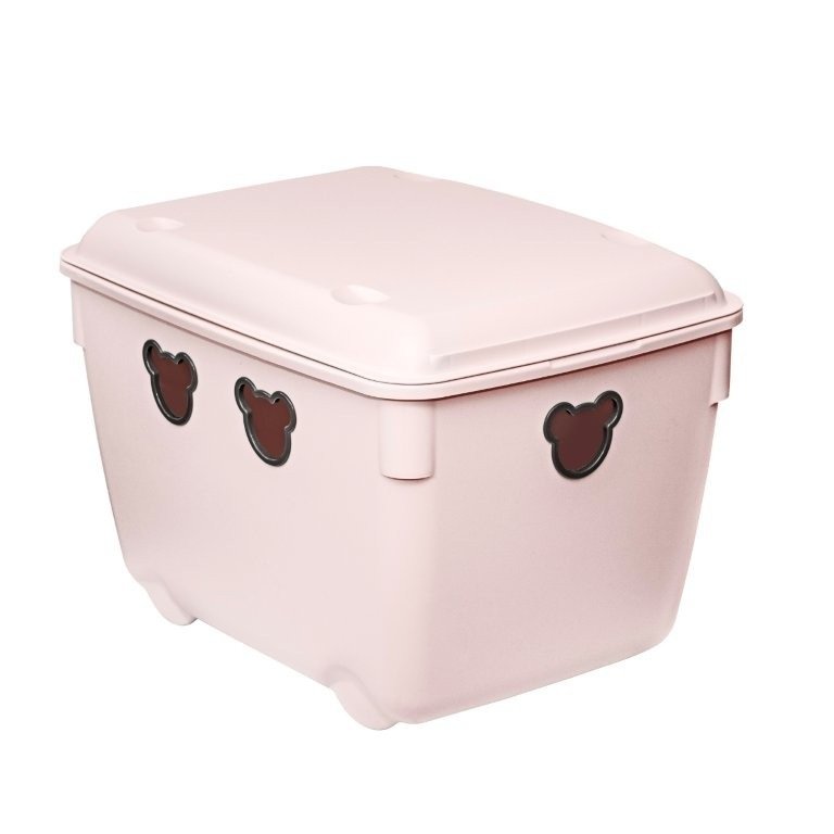 Pojemnik na zabawki różowy dla dziewczynki