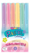 Zakreślacze pastelowe 6 kolorów Colorino (84965PTR)