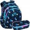 ZESTAW 2 el. Plecak wczesnoszkolny CoolPack JERRY 21 L jednorożce, BLUE UNICORN (F029670SET2CZ)
