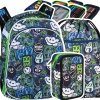 ZESTAW 3 el. Tornister Plecak CoolPack TURTLE  25 L potworki, MONSTER TEAM (F015824SET3CZ)
