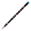 Ołówek szkolny trójkątny gruby z gumką HB JUMBO Tik Tok TALK Kidea (OTGNKA)