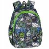Plecak wczesnoszkolny CoolPack JERRY 21 L potworki, MONSTER TEAM (F029824)