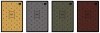 4x Zeszyt A5 w kratkę 80 kartki Soft Touch CHESS  (13966SET4CZ)