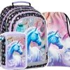 ZESTAW 3 el. Plecak szkolny UNICORN Jednorożec (PL15BJR15SET3CZ)