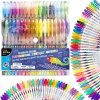 KIDEA Długopisy żelowe 36 kolorów Zapachowe Brokatowe Metaliczne Fluo (DZ36KA)