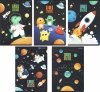 5x Zeszyt A5 w kratkę 16 kartek SPACE ADVENTURE (400182341SET5CZ)