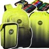 ZESTAW 3 el. Plecak CoolPack PICK  23 L żółte ombre, GRADIENT LEMON (E99510SET3CZ)