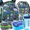 ZESTAW 5 el. Tornister Plecak CoolPack TURTLE  25 L potworki, MONSTER TEAM (F015824SET5CZ)