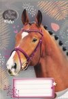 Zeszyt A5 w kratkę 16 kartek NICE AND PRETTY Konie HORSES mix (94623)