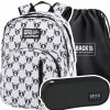 ZESTAW 3 el. Plecak CoolPack DISCOVERY 27 L buldogi, FRENCH BULLDOGS (C38247SET3CZ)