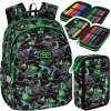 ZESTAW 2 el. Plecak wczesnoszkolny CoolPack JERRY 21 L klocki, KIDS FROM THE BLOCK (F029823SET2CZ)