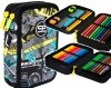 Piórnik CoolPack dwukomorowy z wyposażeniem JUMPER 2 piłka nożna, GOAL TIME (F066701)