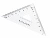 Zestaw geometryczny ACADEMY 7 el. cyrkiel linijka 15 cm NIEBIESKI (46827)