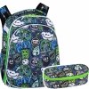 ZESTAW 2 el. Tornister Plecak CoolPack TURTLE  25 L potworki, MONSTER TEAM (F015824SET2CZ)