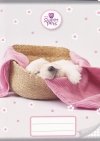 4x Zeszyt A5 w kratkę 32 kartki THE SWEET PETS KOTEK PIESEK (112599SET4CZ)