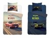 POŚCIEL ŚWIECĄCA CZERWONY SAMOCHÓD 140x200cm FLUO AUTO NEVADA USA CADILLAC (5210A )