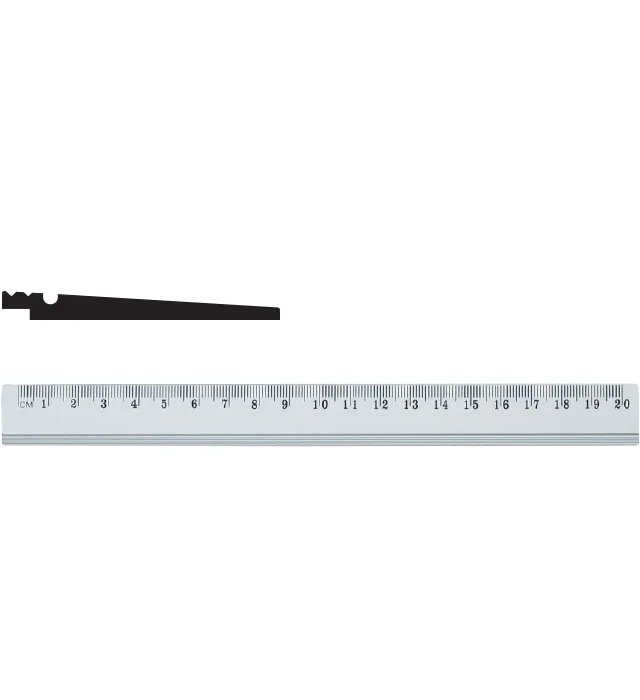 Linijka aluminiowa metalowa 20 cm GRAND (130-1504) | plecaki