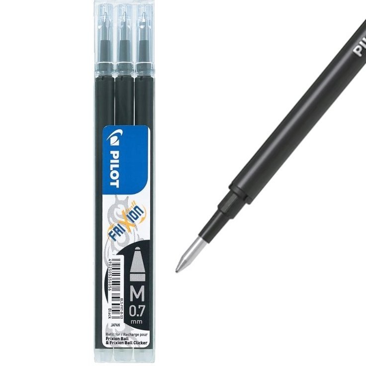 3 x Wk ad do d ugopisu elowego wymazywalnego Frixion PILOT CZARNY 56056ZESTAW plecaki Tornistry .pl