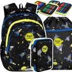 ZESTAW 3 el. Plecak wczesnoszkolny CoolPack JERRY 21 L rakiety, ATLANTIS (F029828SET3CZ)