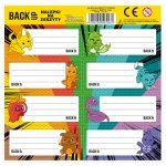 Nalepki na zeszyty BackUP KOSMICZNE ZWIERZAKI (NNZB6A62)