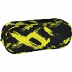Piórnik szkolny BackUP limonkowe wzory, NEON (PB6A54)