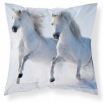 Poszewka na poduszkę 3D HORSES Koń konie 40 x 40 cm (MF010)