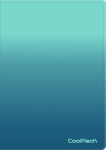 Teczka na dokumenty A4 z koszulkami Skoroszyt CoolPack niebieskie ombre,  BLUE LAGOON (32081CP)