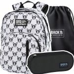 ZESTAW 3 el. Plecak CoolPack DISCOVERY 27 L buldogi, FRENCH BULLDOGS (C38247SET3CZ)