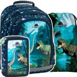 ZESTAW 3 el. Plecak szkolny DINOZAURY (PL15BDN19SET3CZ)