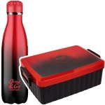 Zestaw bidon i śniadaniówka Drink&Go butelka termiczna CoolPack 500ml czerwone ombre, GRADIENT CRANBERRY (Z04756+Z07756)
