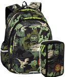 ZESTAW 2 el. Plecak wczesnoszkolny CoolPack JERRY 21 L dinozaury, ADVENTURE PARK (F029672SET2CZ)