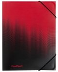Teczka na dokumenty A4 rysunkowa na gumkę CoolPack czerwone ombre, CRANBERRY (29876CP)